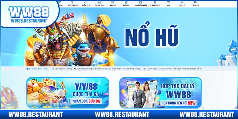 Nổ Hũ WW88 – Săn Thưởng Cực Đại Cùng Nhà Cái Uy Tín